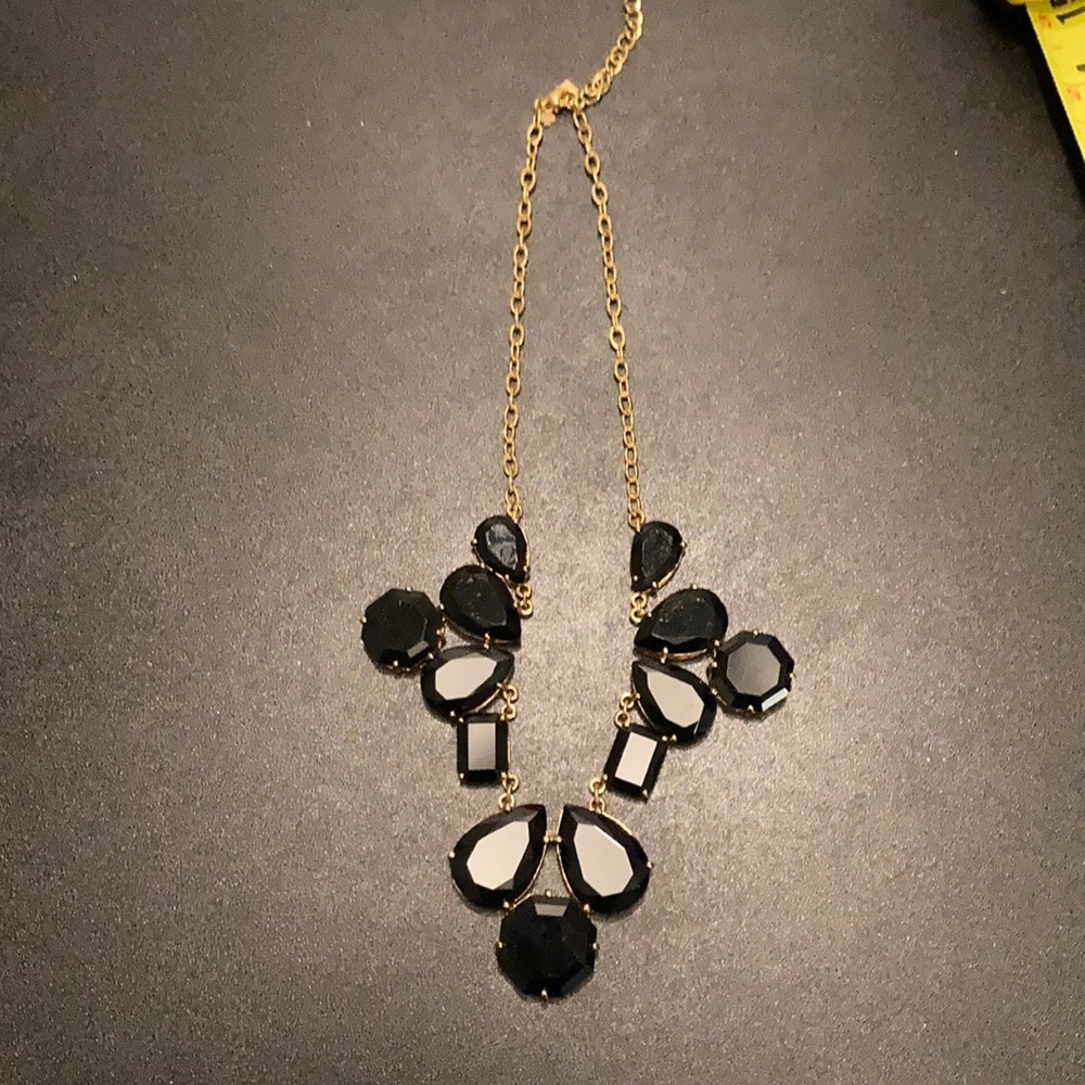 Kate Spade Black Statement Necklace